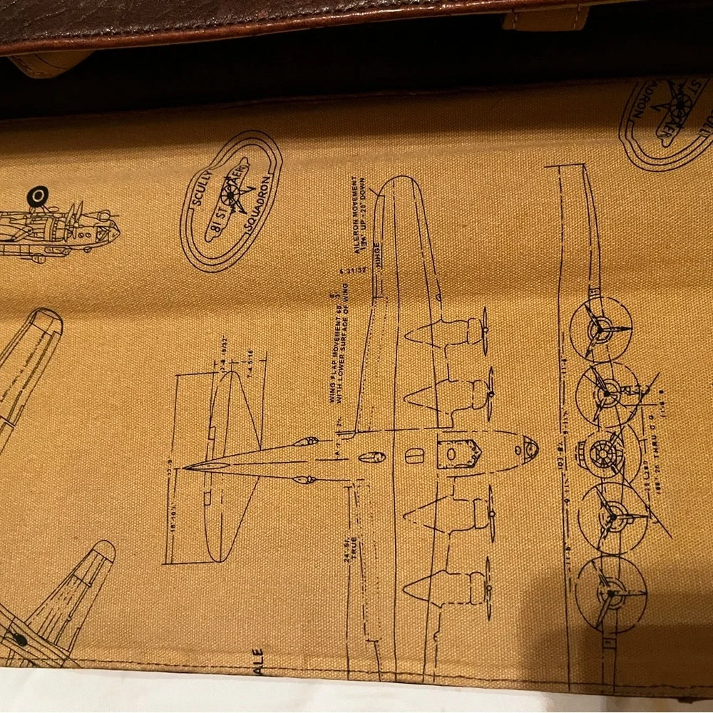 Leather briefcase; purchased from A.G. Russell knives company.